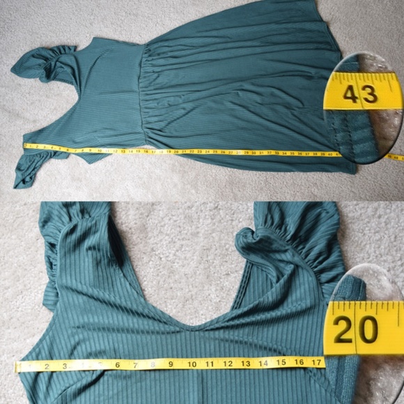 NWOT Lost Ink ASOS Skater Jersey Plus Midi Dress - Picture 7 of 7